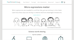 Desktop Screenshot of paulekman.com
